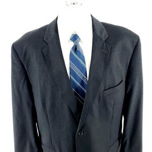 Joseph & Feiss Gold Wool 2 Button Suit Jacket 46R OR Slim 48R‎ Gray